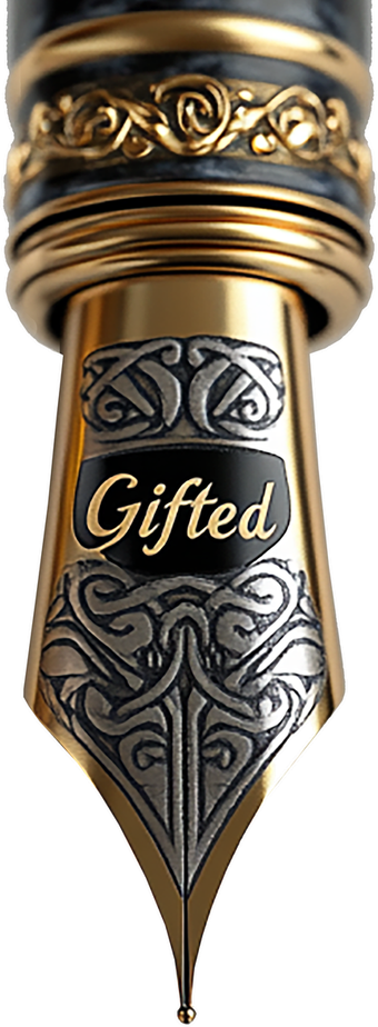 Gifted fountain pen